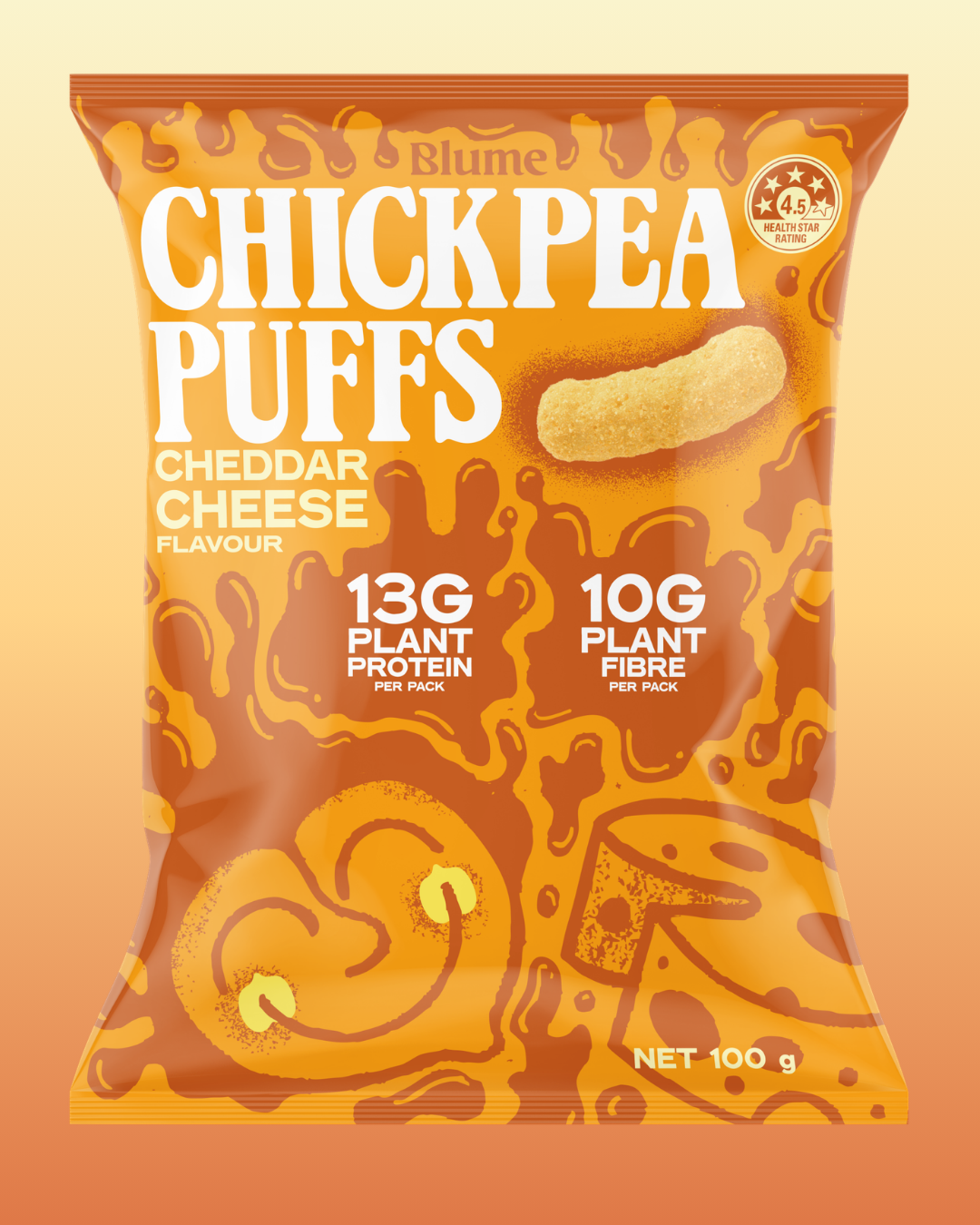 Blume Cheddar Cheese Chickpea Puffs 5-pack