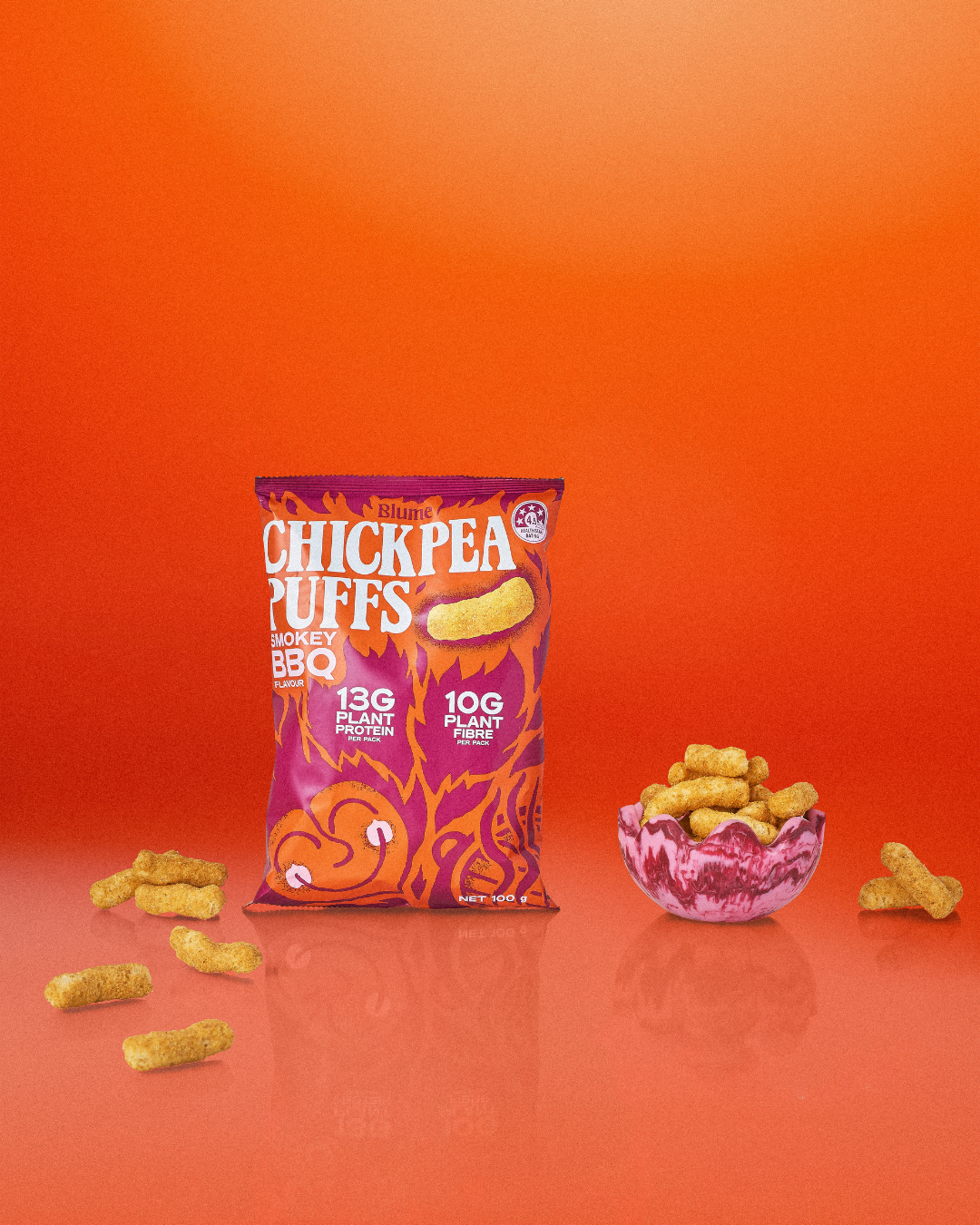 Blume Smokey BBQ Chickpea Puffs 5-pack