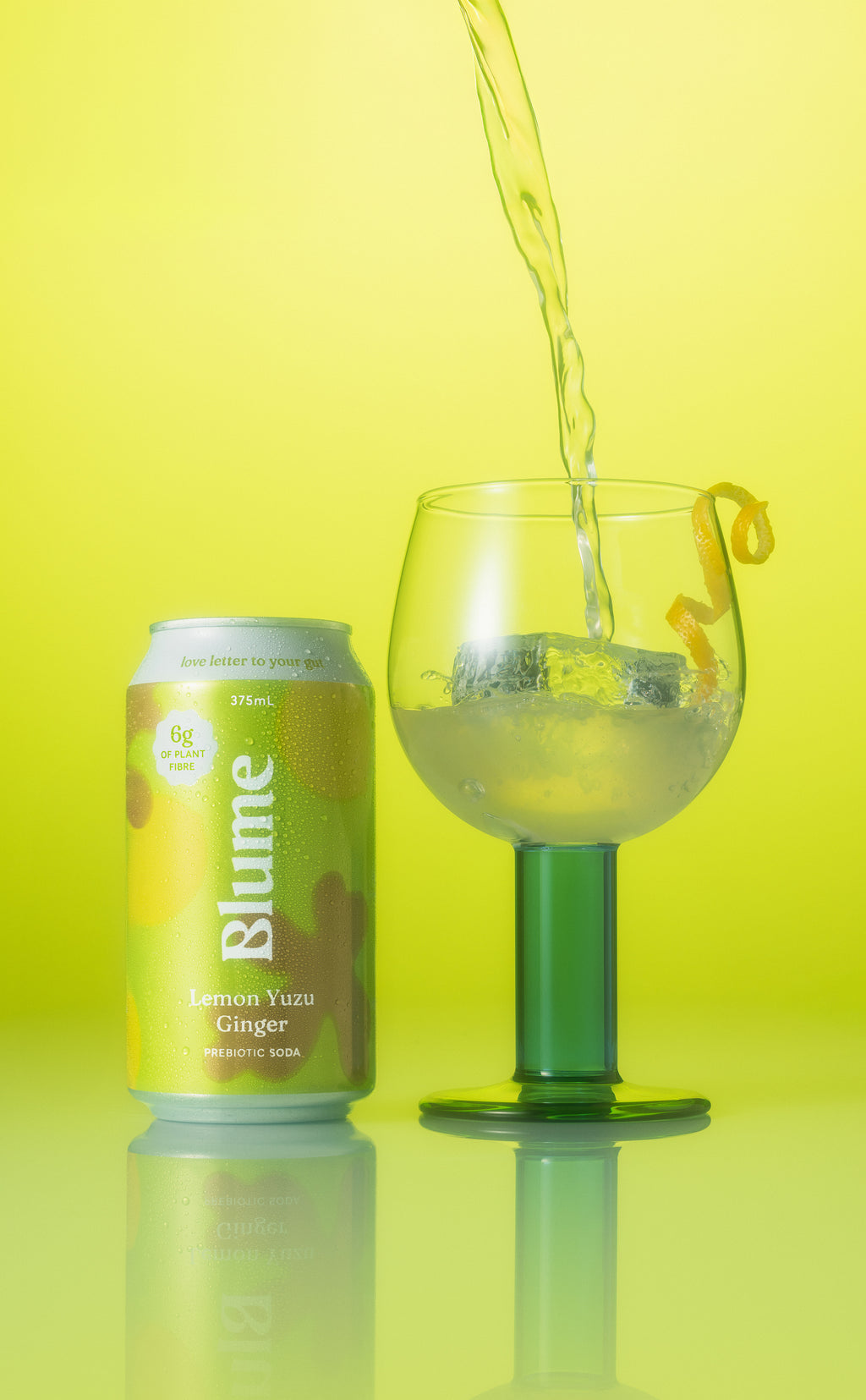 Lemon Yuzu Ginger Prebiotic Soda 12-pack
