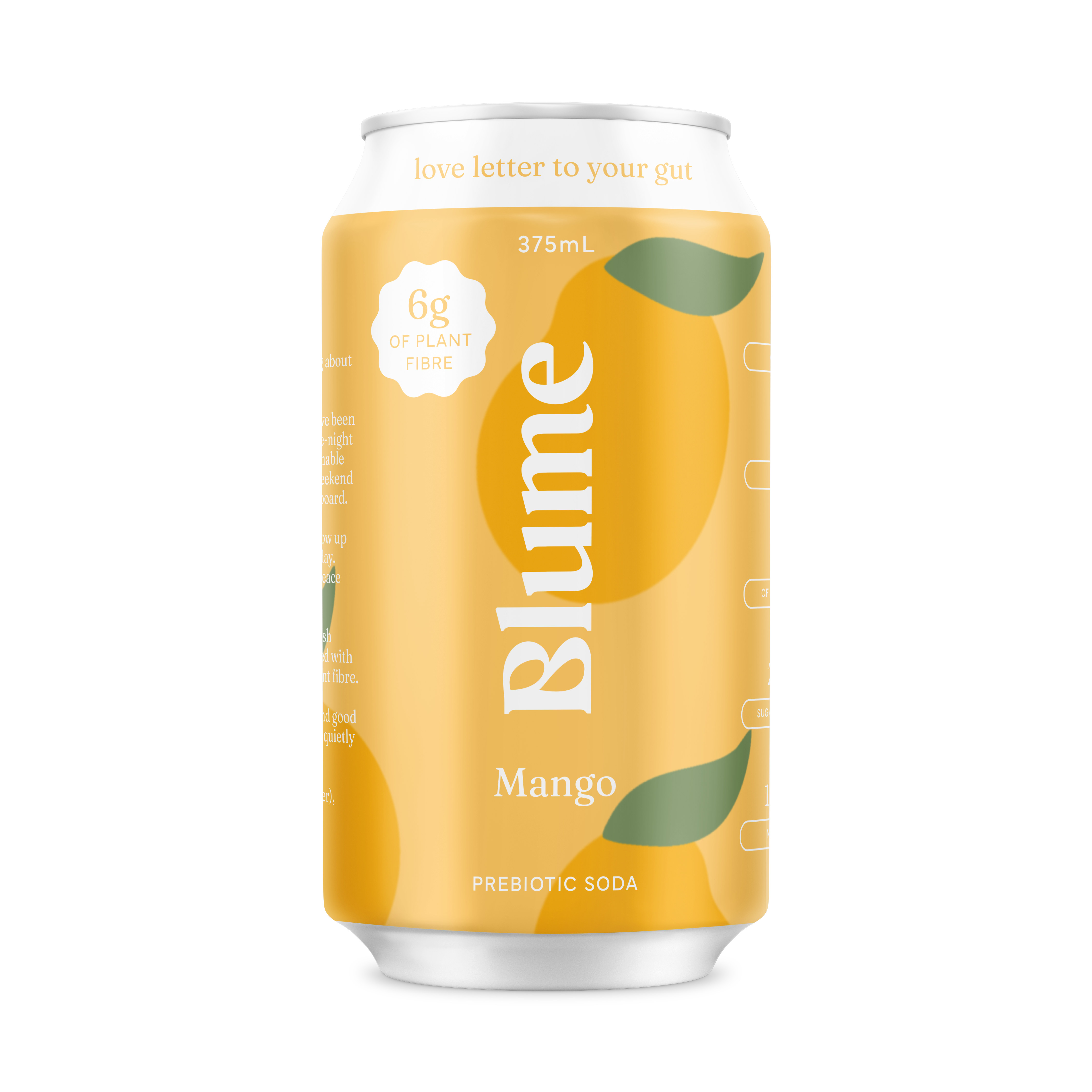 Mango Prebiotic Soda 12-pack